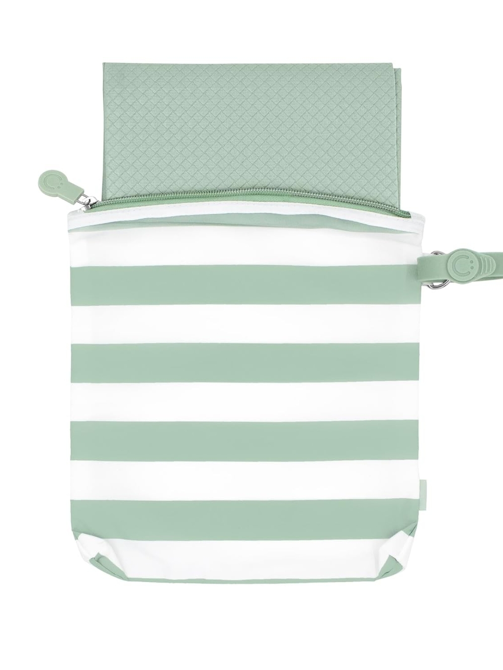 Ubbi On-The-Go Baby Changing Mat Sage Green w/ Carry Bag Portable